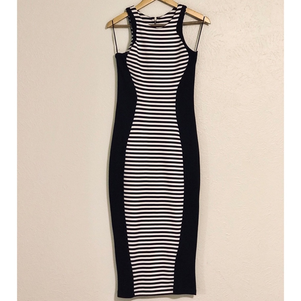 *Boutique* Stripe Tank Midi